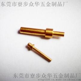 圓pin針,實心針,鍍銅,鍍金 ,東莞市寮步衆華五金制品廠